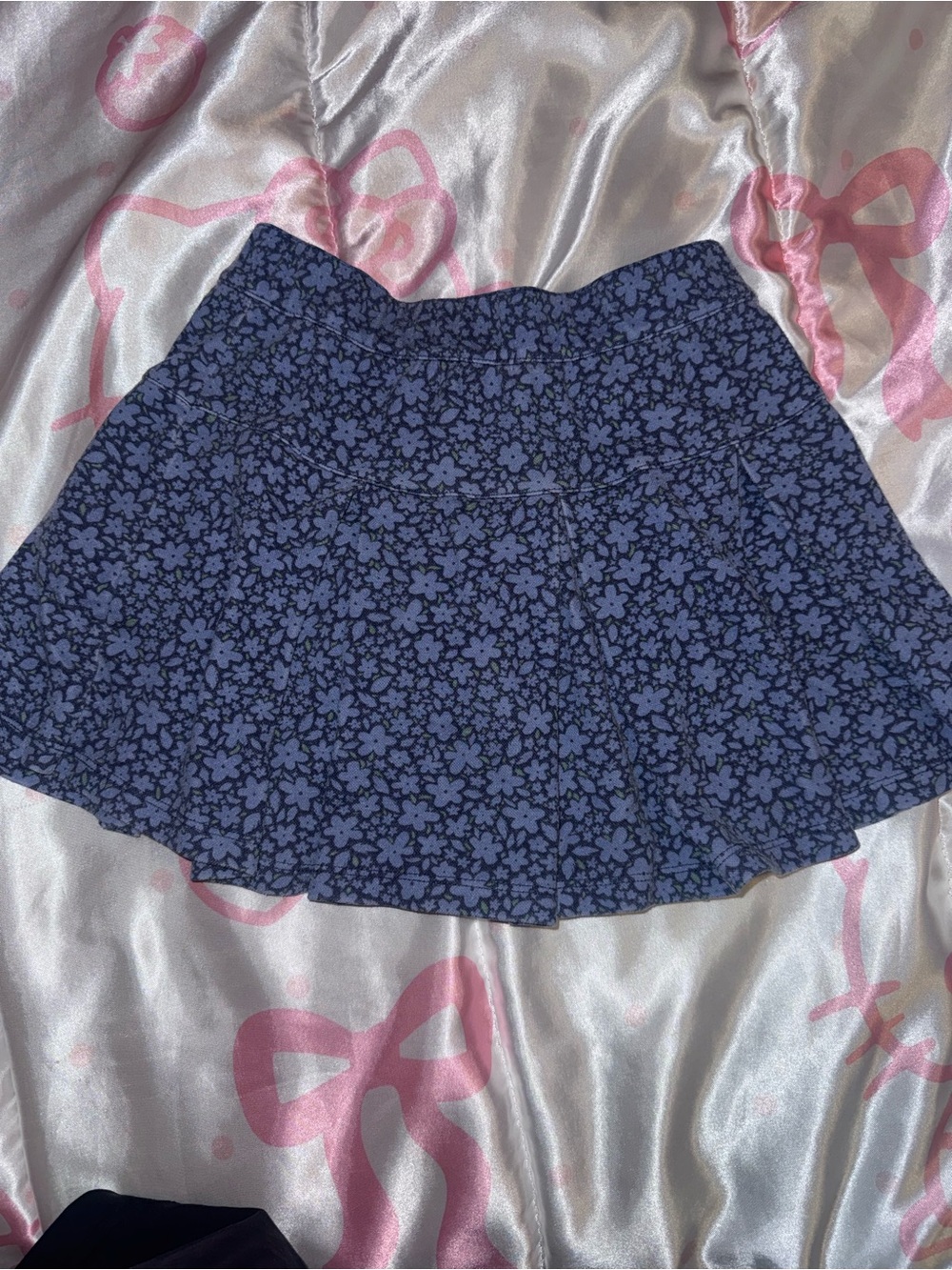 Carter's Navy Blue Floral Skater Skirt
